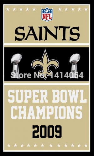 New Orleans Saints Super Bowl Champions Flag 150X90CM Banner