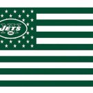 New York Jets US flag with star and stripe 3x5 FT flag