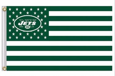 New York Jets US flag with star and stripe 3x5 FT flag
