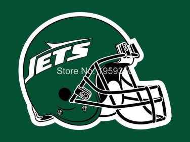 New York Jets helmet flag 3FTx5FT Banner 100D Polyester Flag