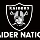 Oakland Raiders Flag 3ft x 5ft Polyester Banner 90x150cm white sleeve RAIDER NATION