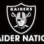 Oakland Raiders Flag 3ft x 5ft Polyester Banner 90x150cm white sleeve RAIDER NATION