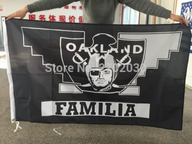 Flag Oakland Raiders Banner World Series Premium Team Custom Colors 3ft X 5ft