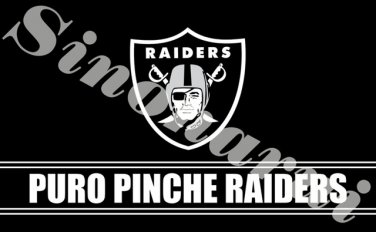 Puro Pinche Oakland Raider Banner Flag Custom Flags 90*150CM