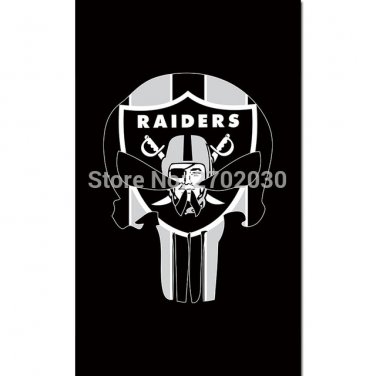 Oakland Raiders Custom Flag Your Text Flag Custom Team Banner 3x5 FT