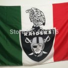 Oakland Mexican Raiders Custom Large Outdoor Flag 3ft x 5ft Football Hockey USA Flag