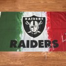 Oakland Raiders flags 3x5ft oil painting style flag with 2 Metal Grommets