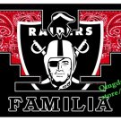 3x5ft promotional hot sale new design Oakland Raiders familia flag with 2 Metal Grommets