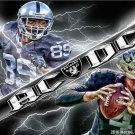 Oakland Raiders player black flag by 3ftx5ft flag with metal Grommets