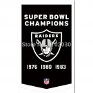 Super Bowl Champions Oakland Raiders Banner 3ft X 5ft