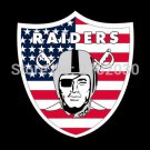 Oakland Raiders American Flag 3ft X 5ft Polyester Banne