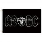 Oakland Raiders Team Flag Fan 3ft X 5ft Polyester Banner 90x150cm