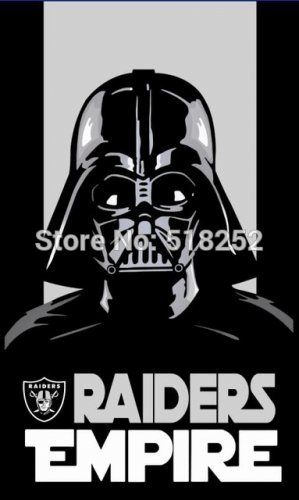 Oakland Raiders EMPIRE Star Wars Flag Polyester 150X90CM