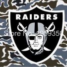 Oakland Raiders Logo Flag with camos 3FTx5FT 100D Polyester 90x150cm