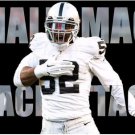 Oakland Raiders number 52 player KHALIL MACK ATTACK polyester 3ftx5ft flag