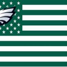 Philadelphia Eagles dark green Flag with Star and Stripe 3ftx5ft Banner