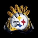 Pittsburgh Steelers 2 Gloves 3x5 ft flag 100D Polyester flag 90x150cm