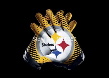 Pittsburgh Steelers 2 Gloves 3x5 ft flag 100D Polyester flag 90x150cm