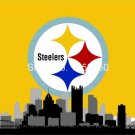Pittsburgh Steelers skyline Large Outdoor 3 x 5ft Banner Flag 90x150cm