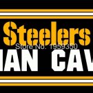 Pittsburgh Steelers Man Cave flag 3FTx5FT Banner 100D Polyester Flag metal Grommets