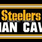 Pittsburgh Steelers Man Cave flag 3FTx5FT Banner 100D Polyester Flag metal Grommets