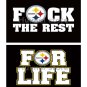 3X5FT life and the rest style Pittsburgh Steelers flag 100D polyester banner