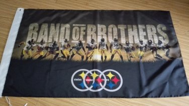 Pittsburgh Steelers Flag 3ft x 5ft Polyester NFL Banner Flying Custom flag 90x150cm