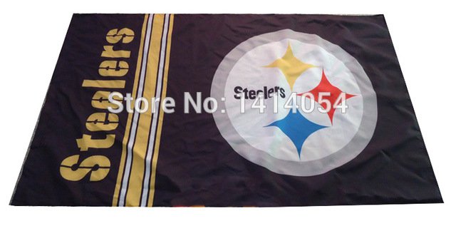 Pittsburgh Steelers Flag 150X90CM Banner 100D Polyester3x5 FT flag ...