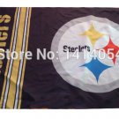 Pittsburgh Steelers Flag 150X90CM Banner 100D Polyester3x5 FT flag brass grommets 001