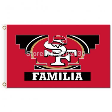 Flag San Francisco 49ers Banner Football Flag 2016 World Series Champions 3X5FT