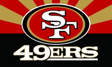 Top design San Francisco 49ers flag 90x150cm polyester banner with 2 Metal Grommets