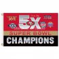 San Francisco 49ers Banner Champions Flag 3ft X 5ft Polyester Banner