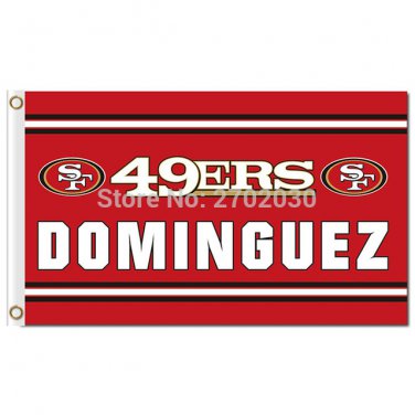 San Francisco 49ers Custom Flag 3ft X 5ft Polyester Team Banner Flying