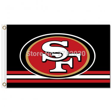 San Francisco 49ers skyline Large Outdoor 3 x 5ft football team banner