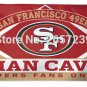 San Francisco 49ers fans only man cave NFL Flag 3x5FT banner