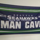 Seattle Seahawks Man Cave Flag 3ft x 5ft Polyester Banner flag