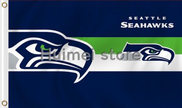 3ft x 5ft Seattle Seahawks flag helmet style banner 100D Digital Printing flag