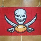 90x150cm Tampa Bay Buccaneers Flag Polyester 100D Digital printing