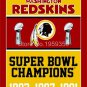 Washington Redskins Champions Flag 3ft x 5ft Polyester flag