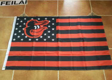 Baltimore Orioles Flag New 3x5ft 90x150cm 100D Polyester Flag Banner