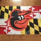 Baltimore Orioles Maryland Flag 3ft x 5ft Polyester