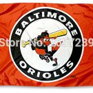 Baltimore Orioles Vintage Flag 3x5FT  banner 100D 150X90CM Polyester