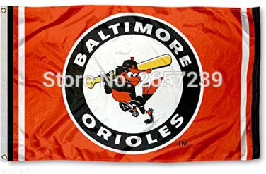 Baltimore Orioles Vintage Flag 3x5FT  banner 100D 150X90CM Polyester