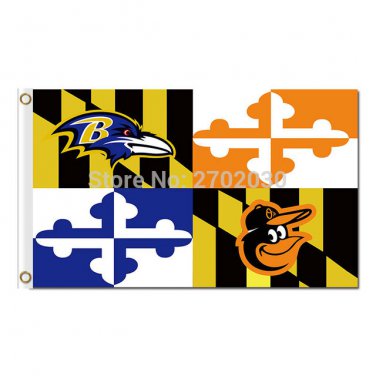 Baltimore Orioles Flag Fan Baseball Team Custom Banner 3x5ft