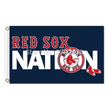 Nation Boston Red Sox Flag Fans Baseball Team Custom Banners 3x5 FT