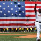 Boston Red Sox David Ortiz 3ftx5ft 100D Polyester Flag metal Grommets 90x150cm