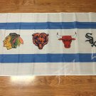 Chicago White Sox Flag 3ft x 5ft Polyester Banner with 2 Metal Grommets