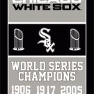Chicago White Sox champion ship flag 3ftx5ft Banner 100D Polyester Flag metal Grommets
