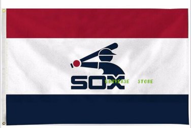 3x5 FT MLB Chicago White Sox Flag 150X90CM Banner 100D Polyester flag