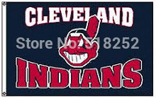 Cleveland Indians Flag 3x5 FT 150X90CM Banner 100D Polyester flag 1062